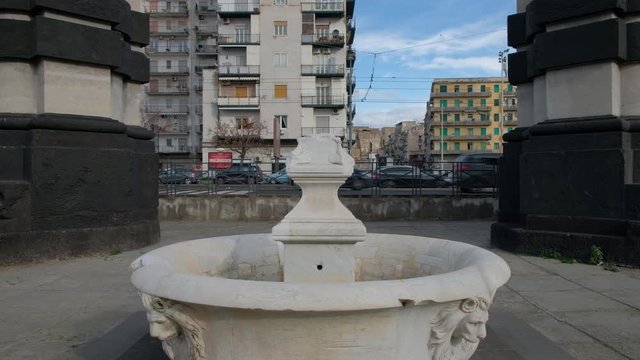 N&aacute;poles. Fontana della Marinella, I. Campania, Italia, Europa.