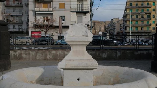 N&aacute;poles. Fontana della Marinella, II. Campania, Italia, Europa.
