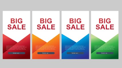 modern background design for big sale banners, sale banner template, background banners, modern vector design, creative concept, easy to edit and customize