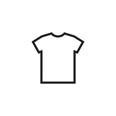 Tshirt icon. Vector illustration. Line style.