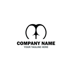 Simple Underwear logotype Idea Design For Business Company. Corporate Identity Concept. Creative Underwear Icon Accessories Collection Vector Illustration - Vector