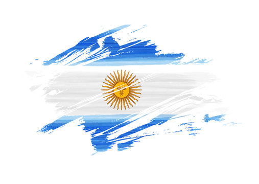 Argentina grunge flag