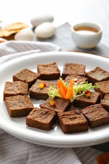 Chinese breakfast and appetizers in Asia