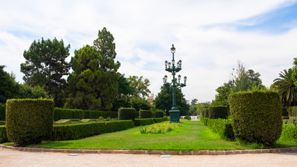 Naklejka premium Park miejski w Walencji, Hiszpania