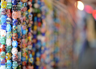 Fototapeta premium colorful beads background