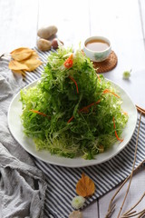 Chinese breakfast and appetizers in Asia