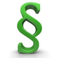 Article sign article symbol 3d green icon