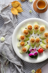 Chinese breakfast and appetizers in Asia