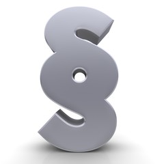 Paragraph article sign section 3d symbol icon