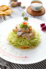 Chinese breakfast and appetizers in Asia