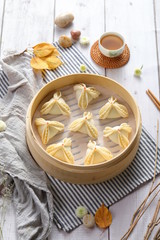 Chinese breakfast and appetizers in Asia