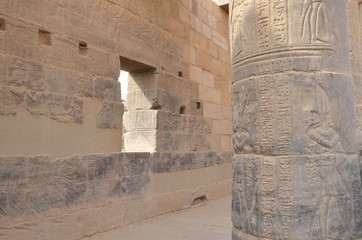 The Temples of Philae. Philae is an Egyptian island located in Lake Nasser. It was moved to Agilkia...