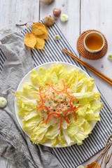 Chinese breakfast and appetizers in Asia