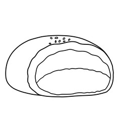 icon of bread with bean paste