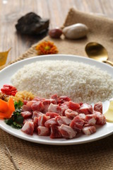 Exquisite Chinese food is very delicious