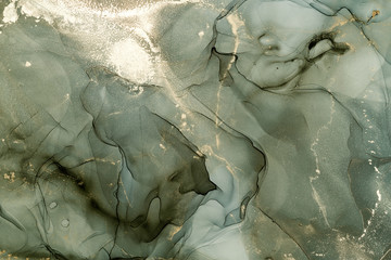 Alcohol ink colors translucent. Abstract multicolored marble texture background. Design wrapping...