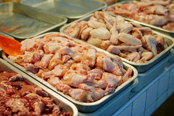 South East Asian meat market 