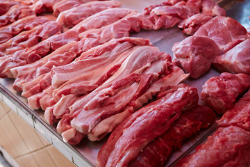 South East Asian meat market 