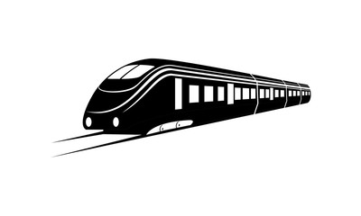 The train simple illustration vector