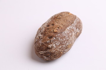 artisanal brown bread with nut pieces