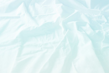 Obraz premium blue abstract background of soft cotton fabric Crease of cotton, suitable for your design