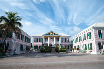 Decorated Nassau Historic Parliament Square