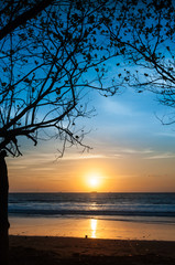 Beautiful sunrise on the beach