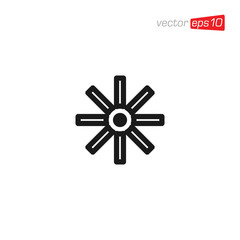 Obraz premium Cooling Fan Icon design Vector