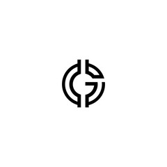 CG GC G C Letter Logo Design Vector Template