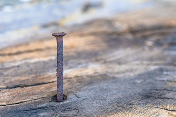 写真素材:錆びたねじ