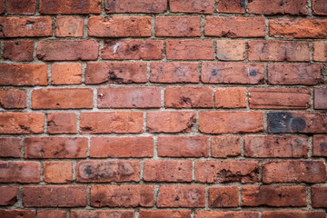 Obraz premium Close up of Red Brick Wall