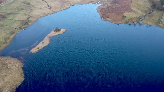 Flying above Lough EA between Ballybofey and Glenties in Donegal - Ireland