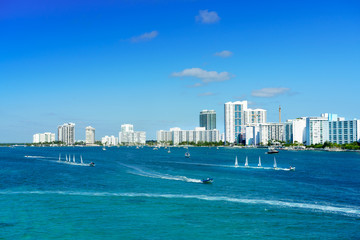 Obraz premium Meloy Channel in Miami, Florida, USA