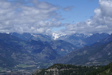 Fototapeta premium view of mountains