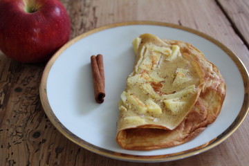crêpes aux pommes