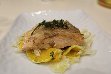 saumon au citron