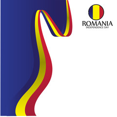 Happy Romania Independence Day Celebration Vector Template Design Illustration