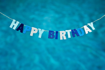 Happy Birthday banner decoration