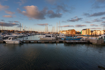 Fototapeta na wymiar Weymouth Marina