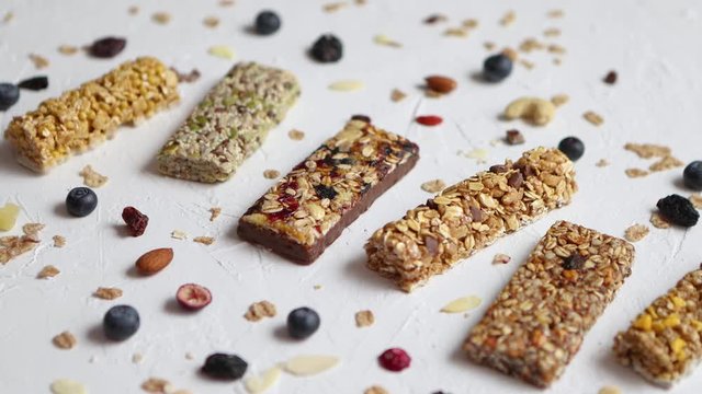 Composition of healthy raw dessert snack. Fitness dietary food