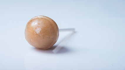 Lollipop on a light background