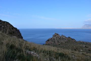 Riserva di monte cofano, Custonaci Trapani. Sicilia occidentale