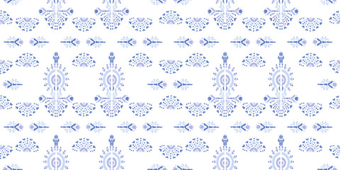 Geometric mosaic on the tile. Ethnic pattern. Seamless ehnic carpet African pattern. Aztec style.