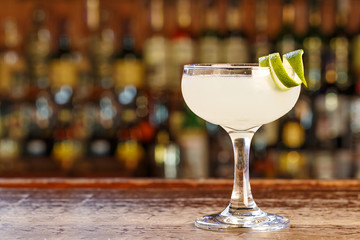Cocktail daiquiri on the bar
