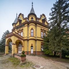 Fototapeta na wymiar Pallavicini Castle in Mosdos, Hungary