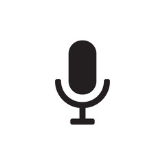 microphone icon vector design logo template EPS 10