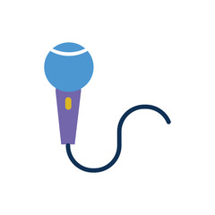 microphone icon vector design logo template EPS 10