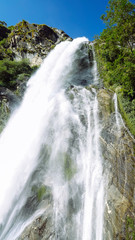 tall waterfall in nepal