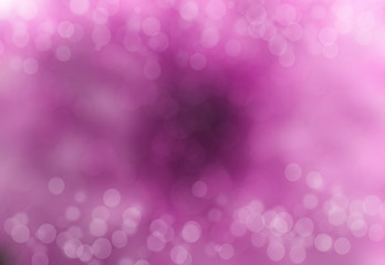 Pink bokeh lights effect background