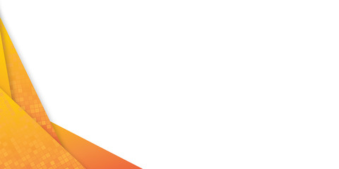 Orange white abstract background with copy space for presentation design